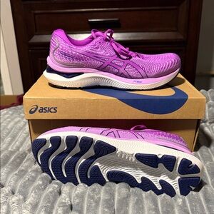 Asics Women's Athletic Shoes - Purple and White